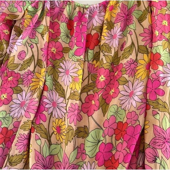 Show Me Your MuMu Carnaby Floral Briar Pink Mini Dress Women’s Size Small - Picture 6 of 8